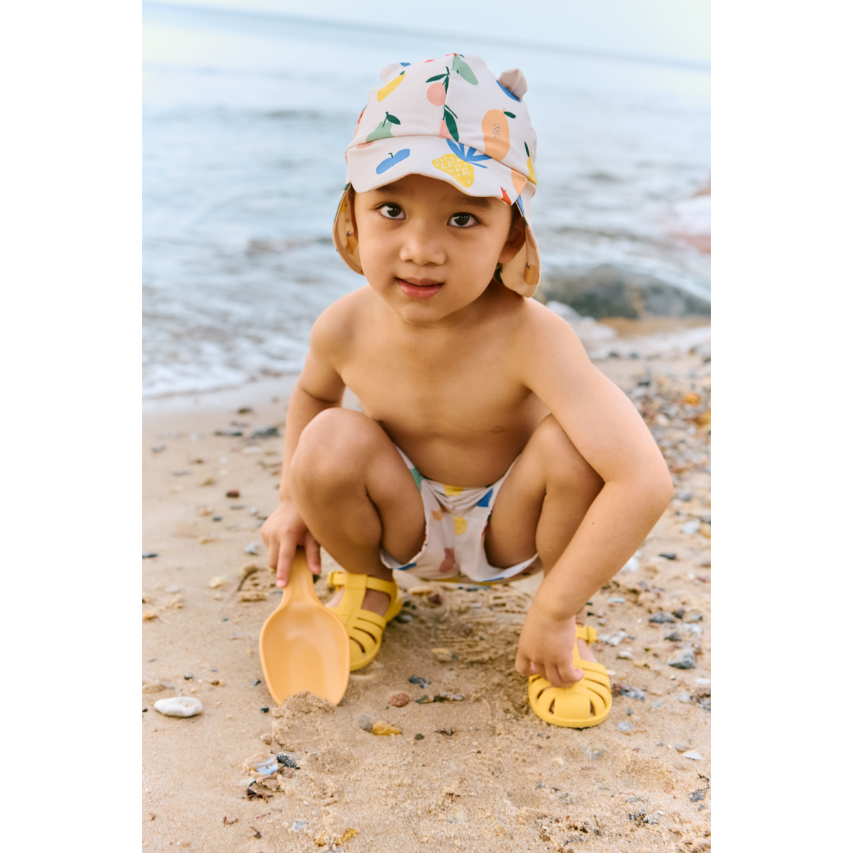 Aiden Bedruckte Boardshorts - Fruit / Sandy