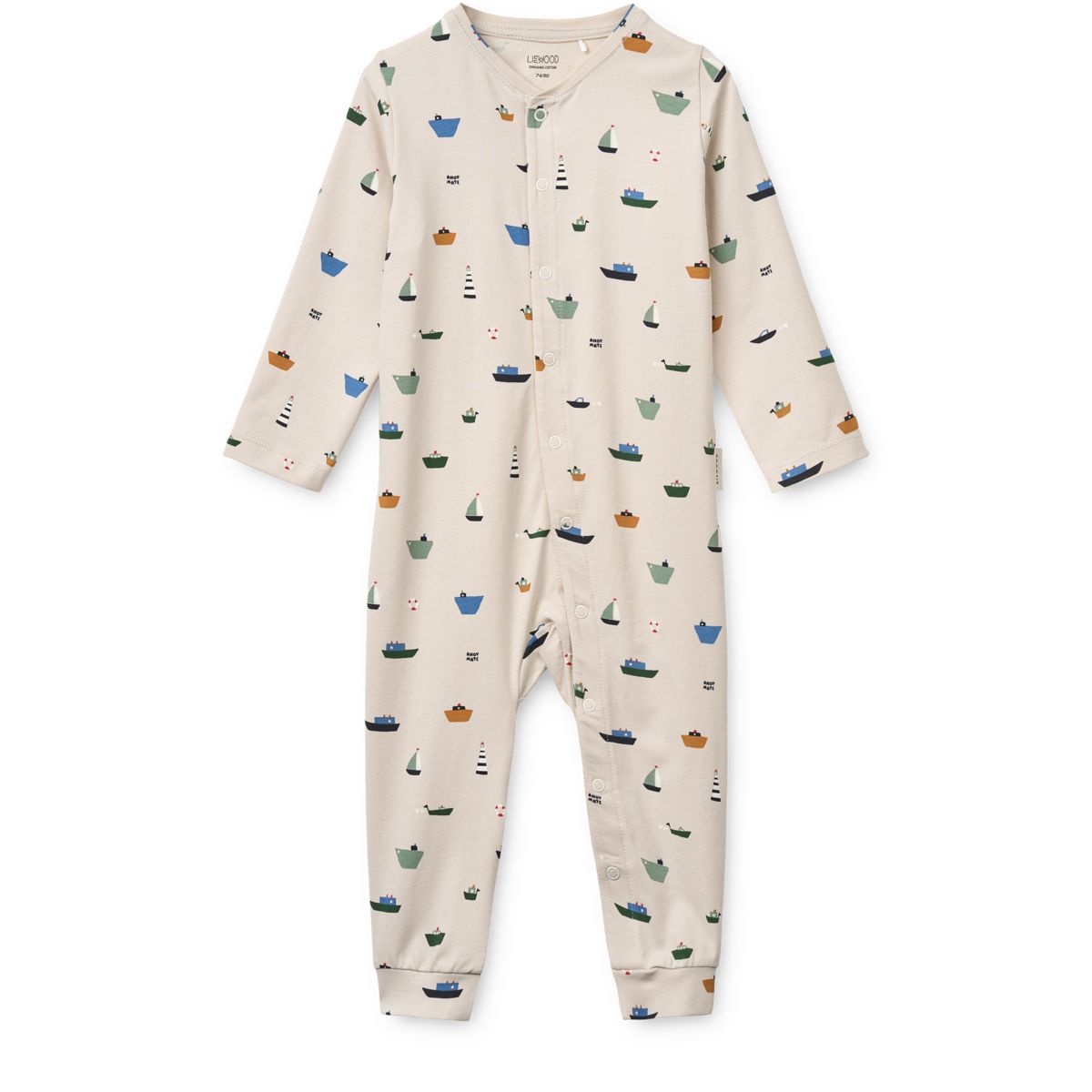 Liewood BIRK Bedruckter Pyjama-Einteiler - Mini sailing / Sandy - Pyjama-Jumpsuit