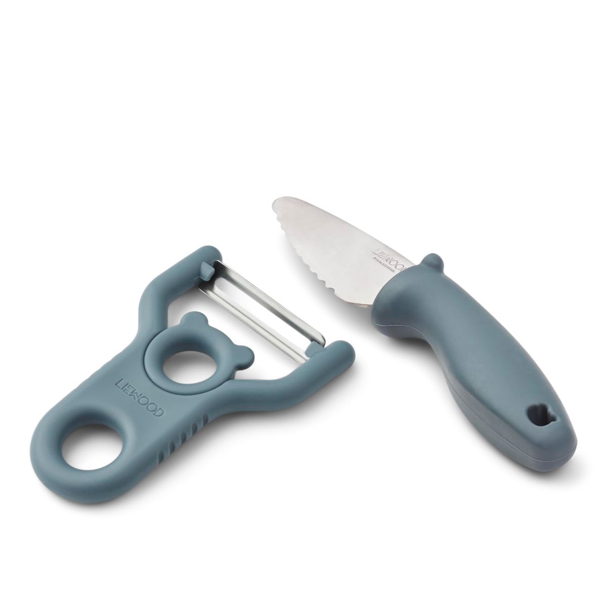 Liewood PERTENSE Schäler & Messerset - Whale blue - KÖCHEN