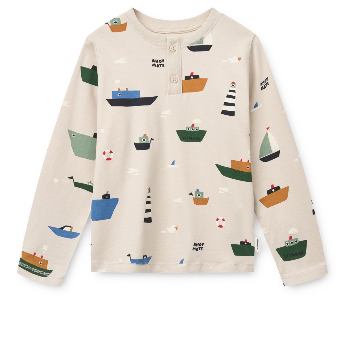 Liewood WILHELM bedrucktes Pyjama-Set - Sailing / Sandy - Pyjama-Set