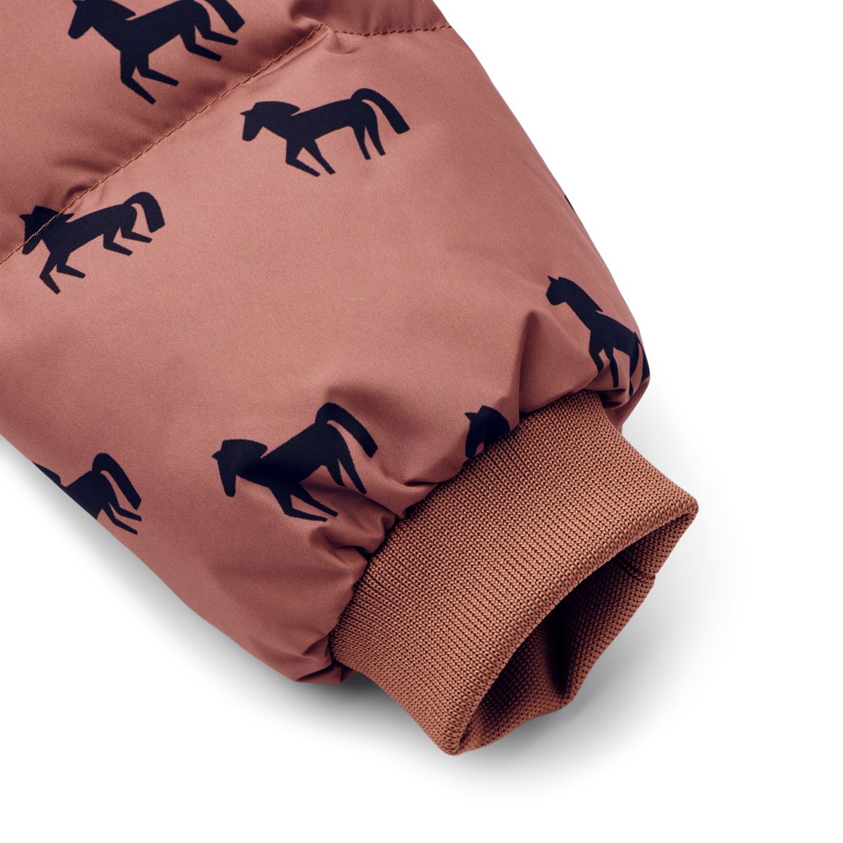 Palle Puffer-Jacke - Horses / Dark rosetta
