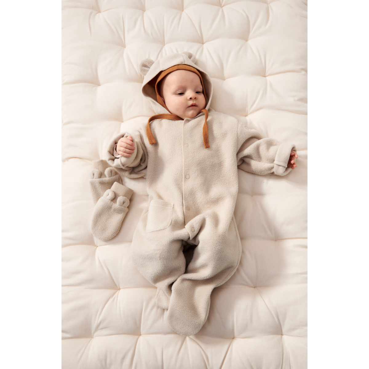 Liewood Magnolia Baby-Overall - Silver lining - SUIT