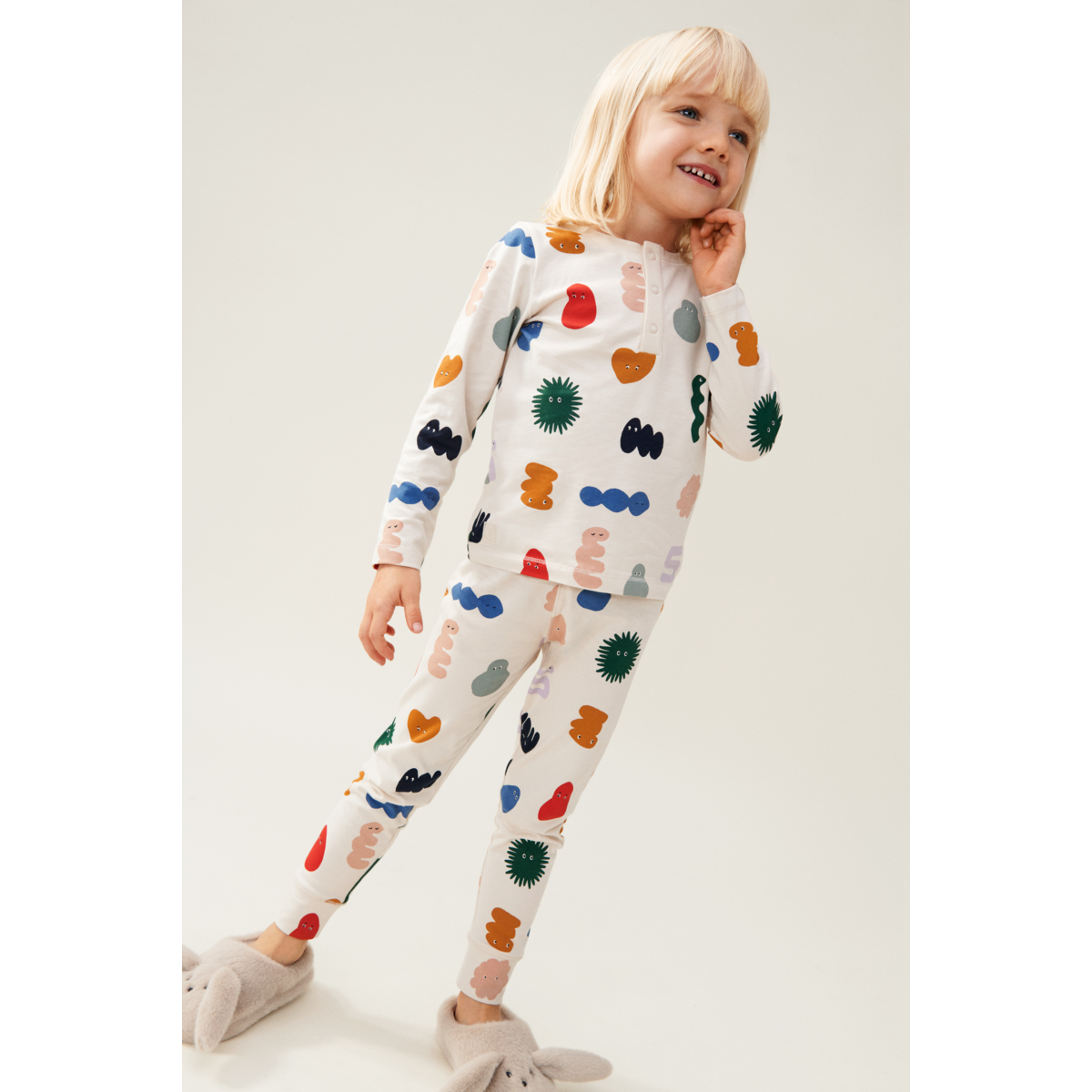 Liewood Wilhelm Pyjama-Set - The liewood gang / Sandy - Pyjama-Set