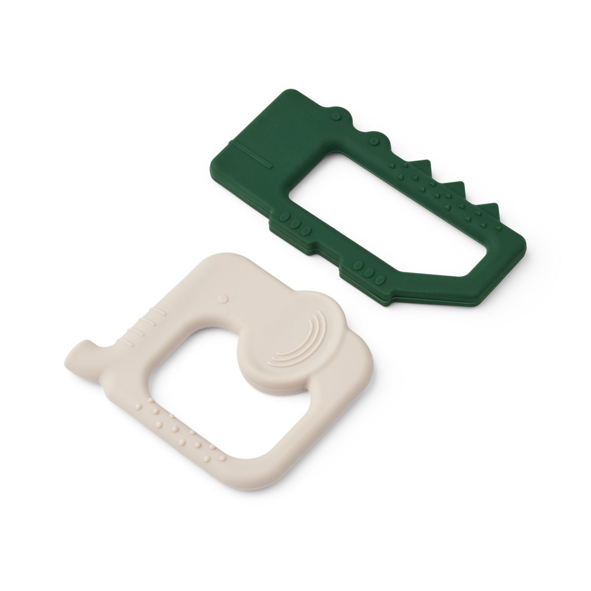 Liewood Jonathan All Together Beißring 2er-Pack - Garden green / Sandy - Beißring