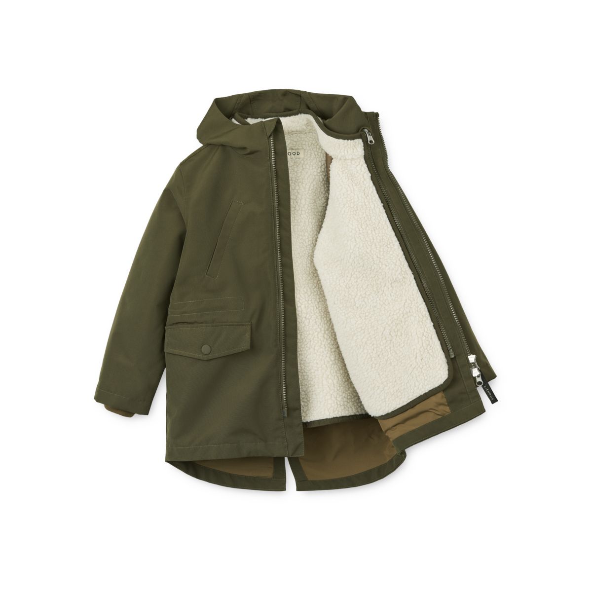Liewood Timber 2-in-1 Jacke - Army brown mix - Jacke