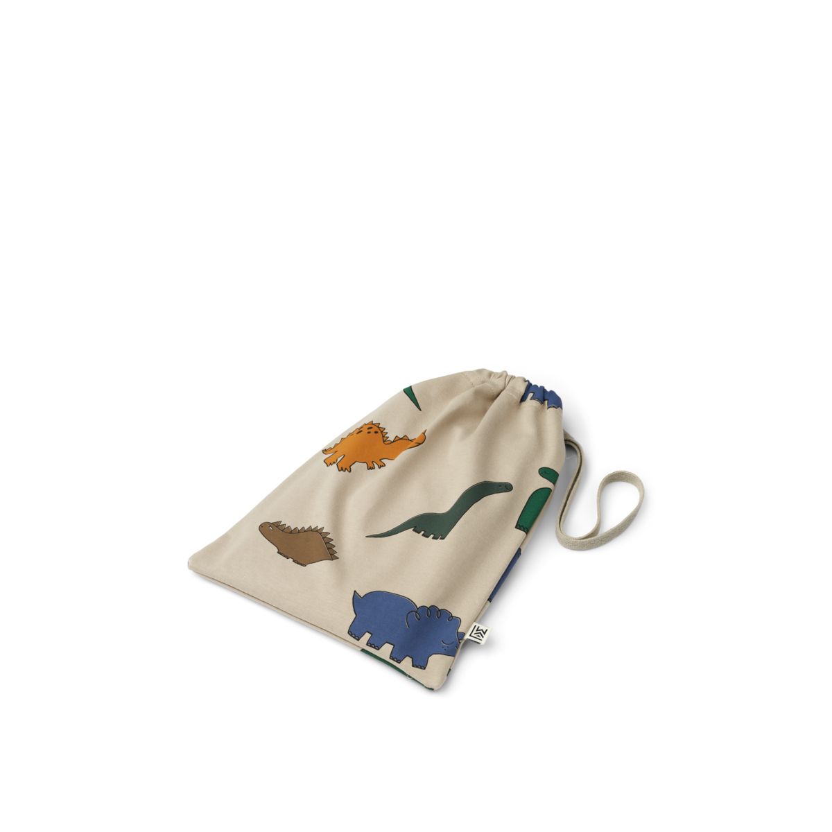 Liewood Yanni printed body stocking ls 2-pack - Dinosaurs Mist / Forest green - Body stocking