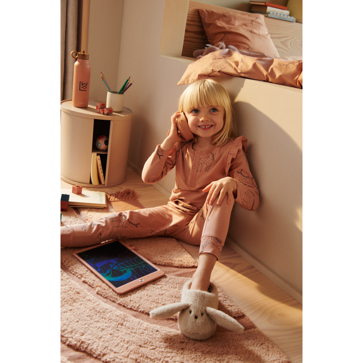 Liewood AVIAJA Kaninchen-Hausschuhe - Mist - Hausschuh