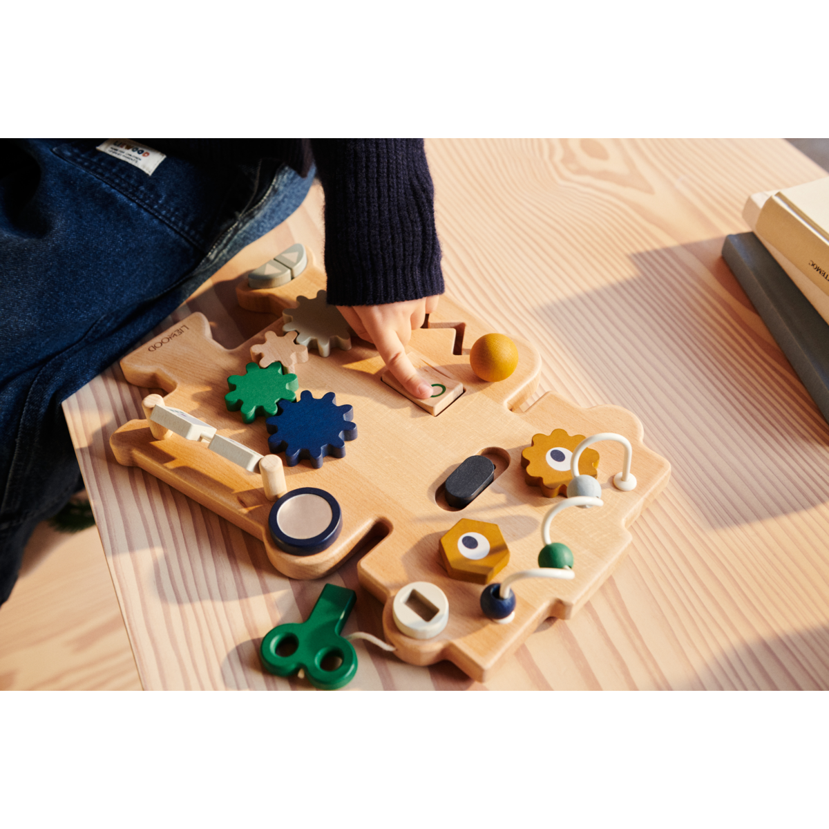 Liewood Carola Roboter Spielbrett - Indigo blue multi mix - Motorisch