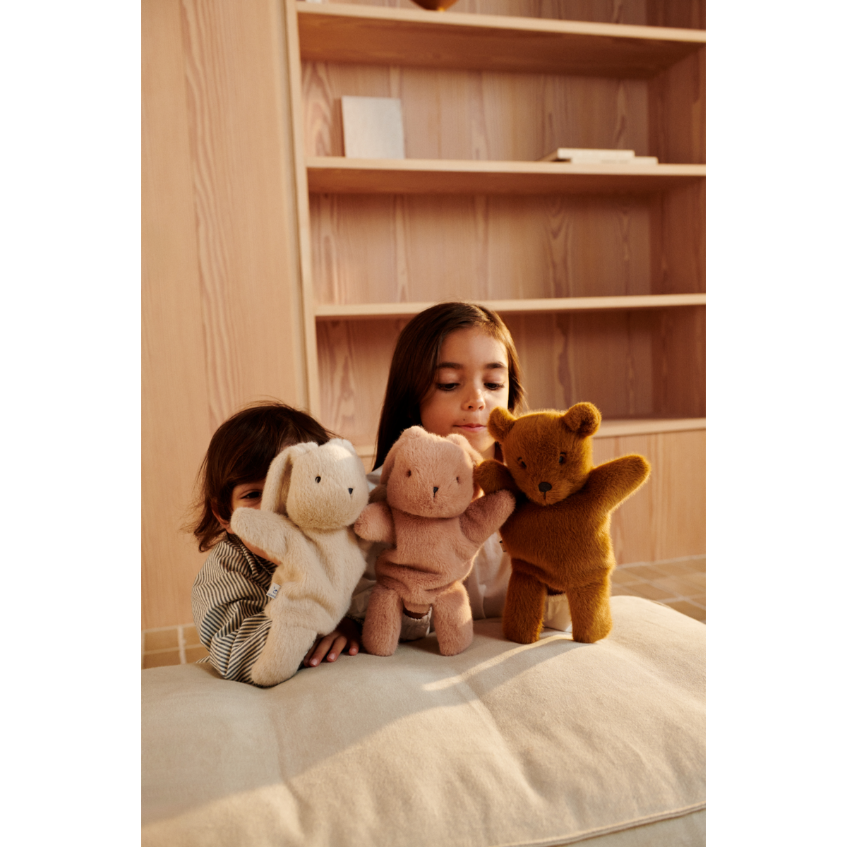 Liewood HORNOR Kaninchen-Handpuppe - Mist - Polaires