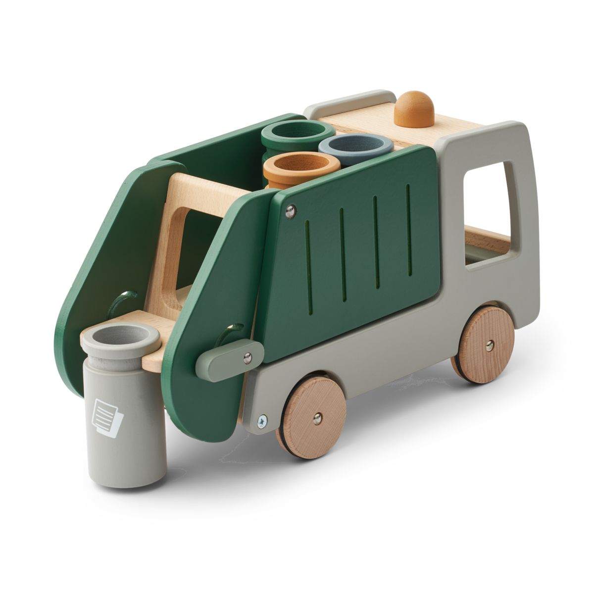 Liewood Irina Recycling Truck - Garden green multi mix - PRETENDES SPIEL