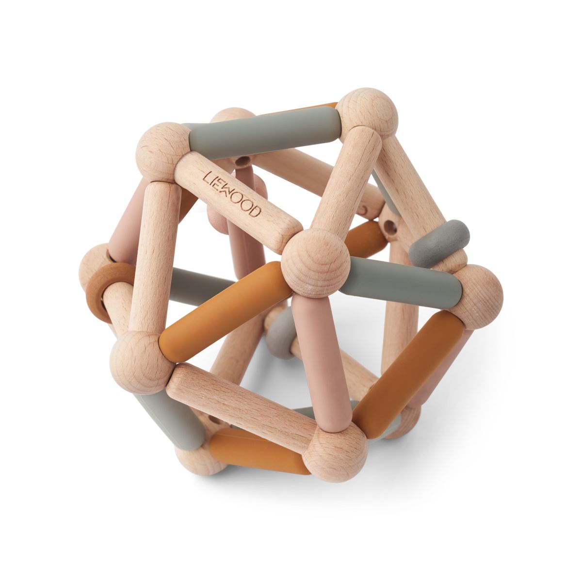 Liewood Annemette Baby Motorikspielzeug - Mustard multi mix - Rassel