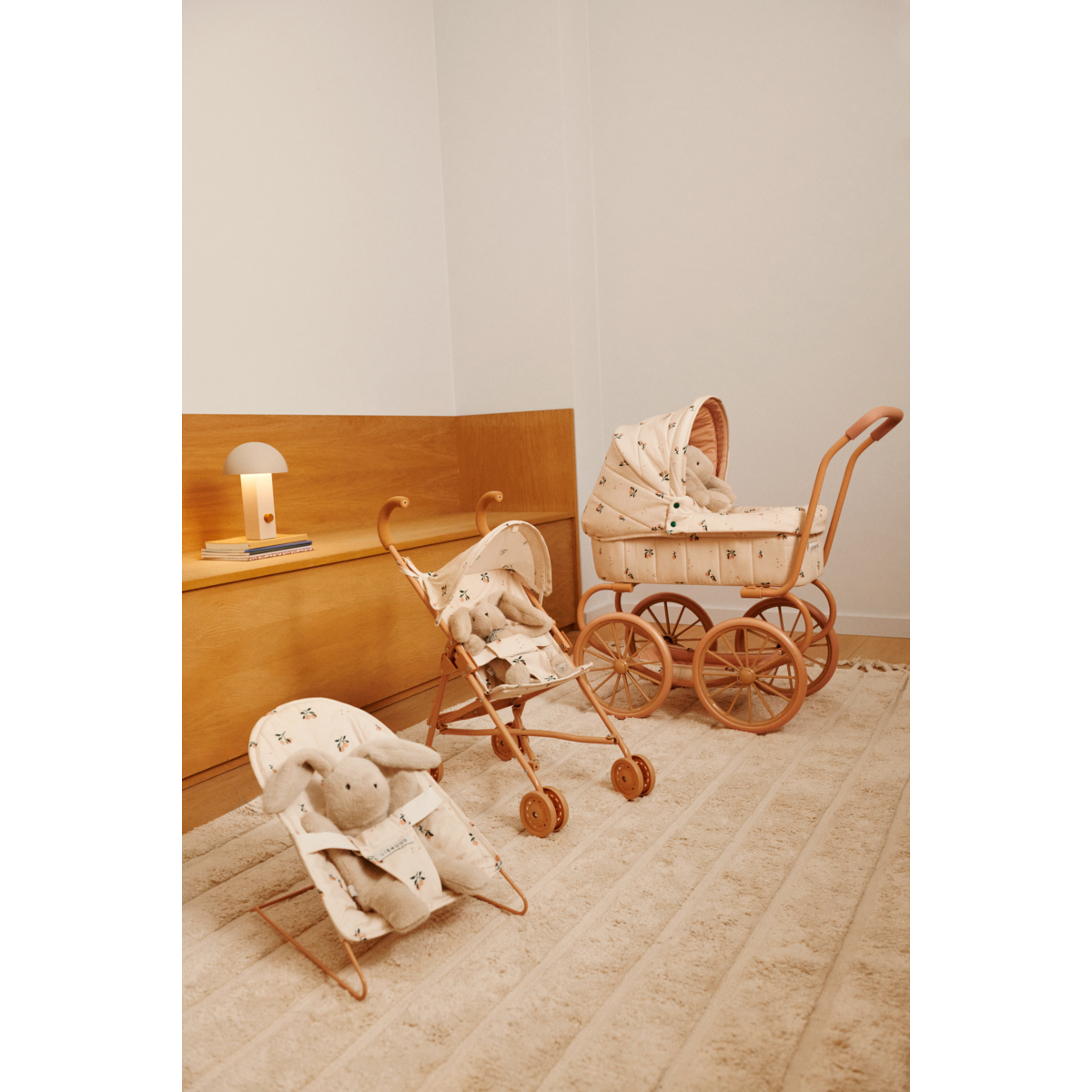 Liewood Adaline Puppenwagen - Peach / Sea shell - PRETENDES SPIEL