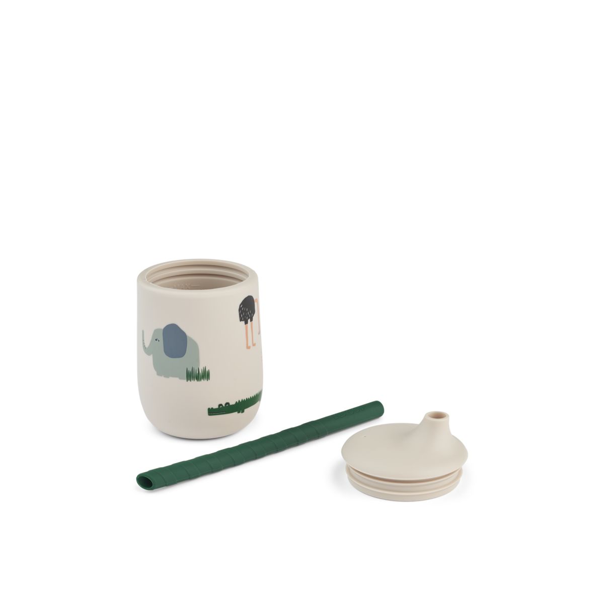 Liewood ELLIS Bedruckter Trinkbecher - Safari sandy mix - Becher