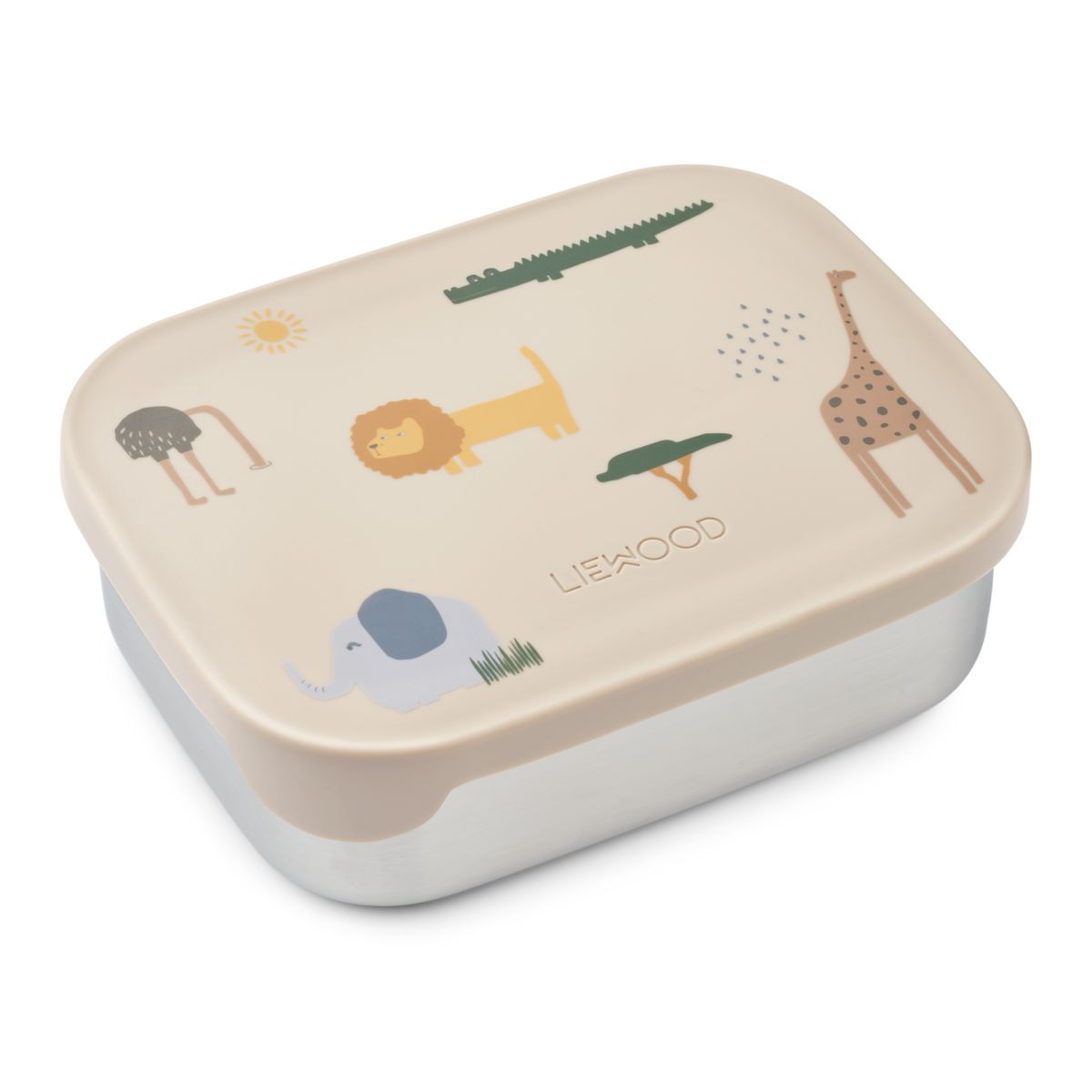 Liewood ARTHUR Lunchbox - Safari sandy mix - Brotdose