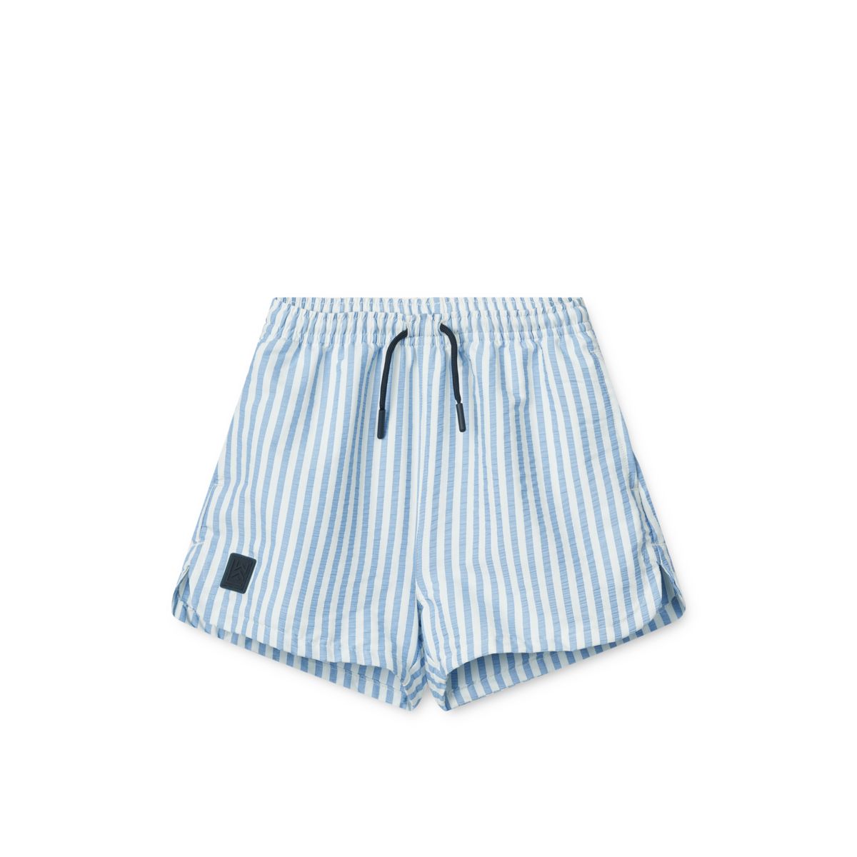 Liewood AIDEN Seersucker-Boardshorts - Y/D stripe Riverside / Creme de la creme - Badeshorts