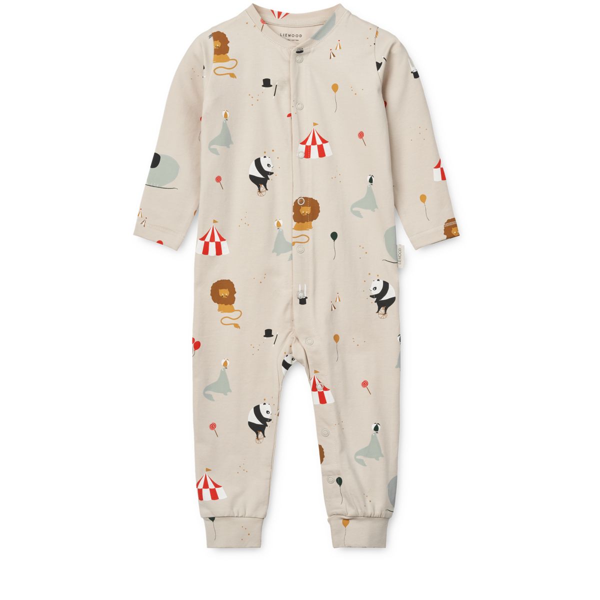 Liewood BIRK Bedruckter Pyjama Einteiler - Circus / Sandy - Pyjama-Jumpsuit