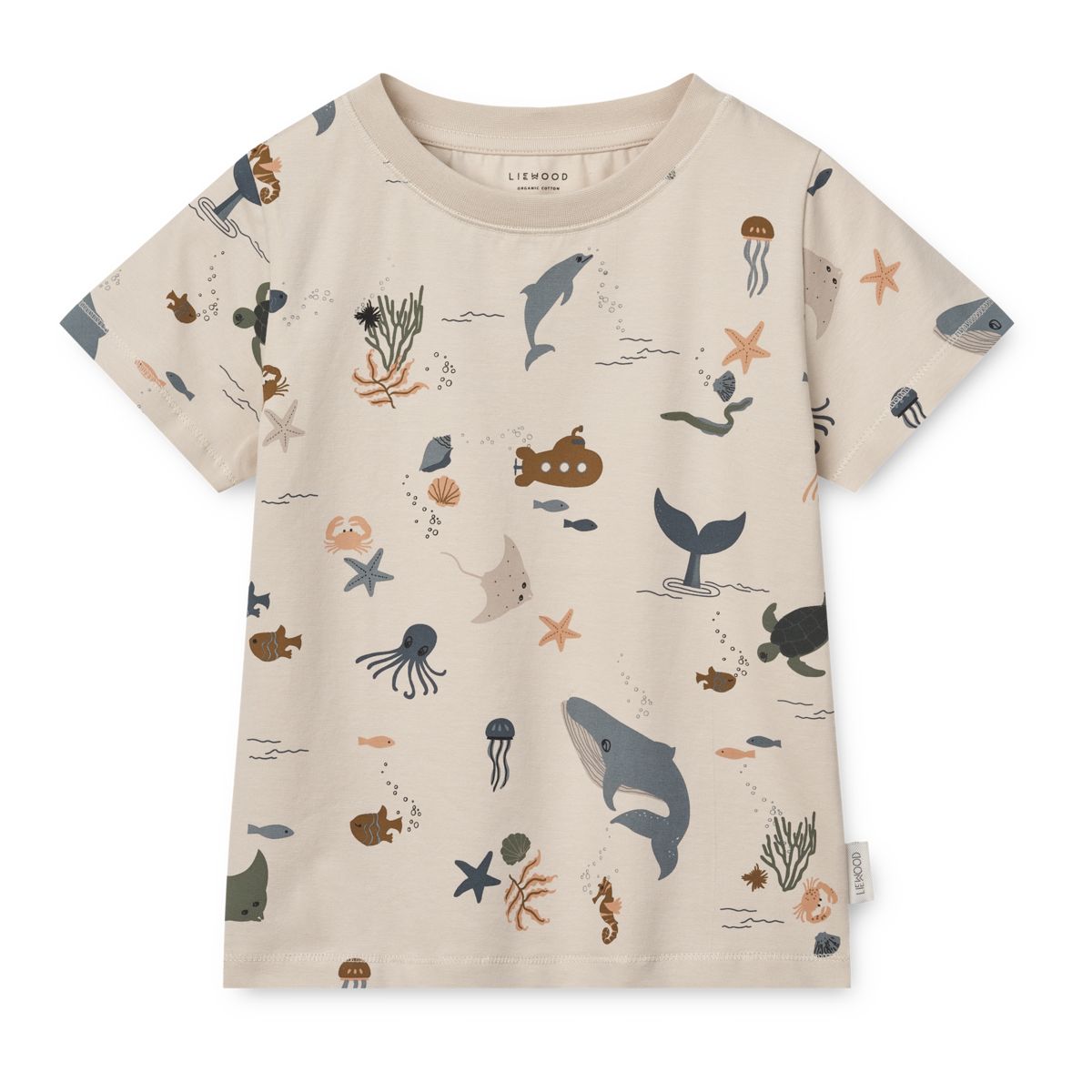 Liewood ILFORD Bedrucktes Pyjama-Set - Sea creature / Sandy - T-shirt