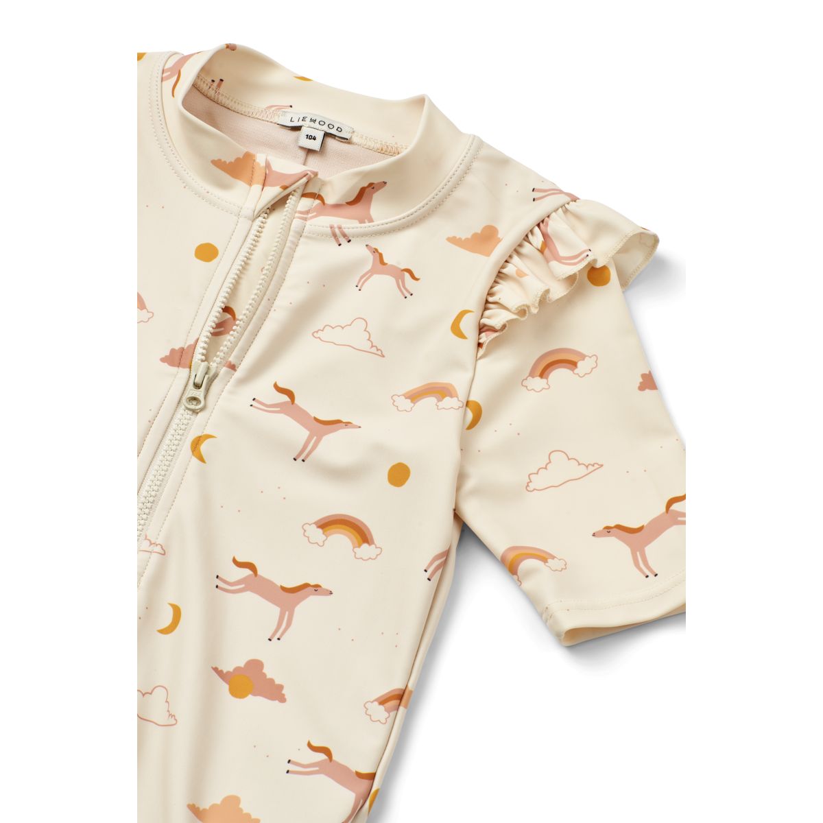 Liewood Amel Badeanzug mit Print in Jumpsuit-Passform - Dream / Ecru - Badeanzug