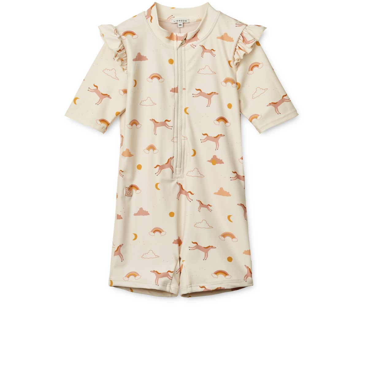 Liewood Amel Badeanzug mit Print in Jumpsuit-Passform - Dream / Ecru - Badeanzug