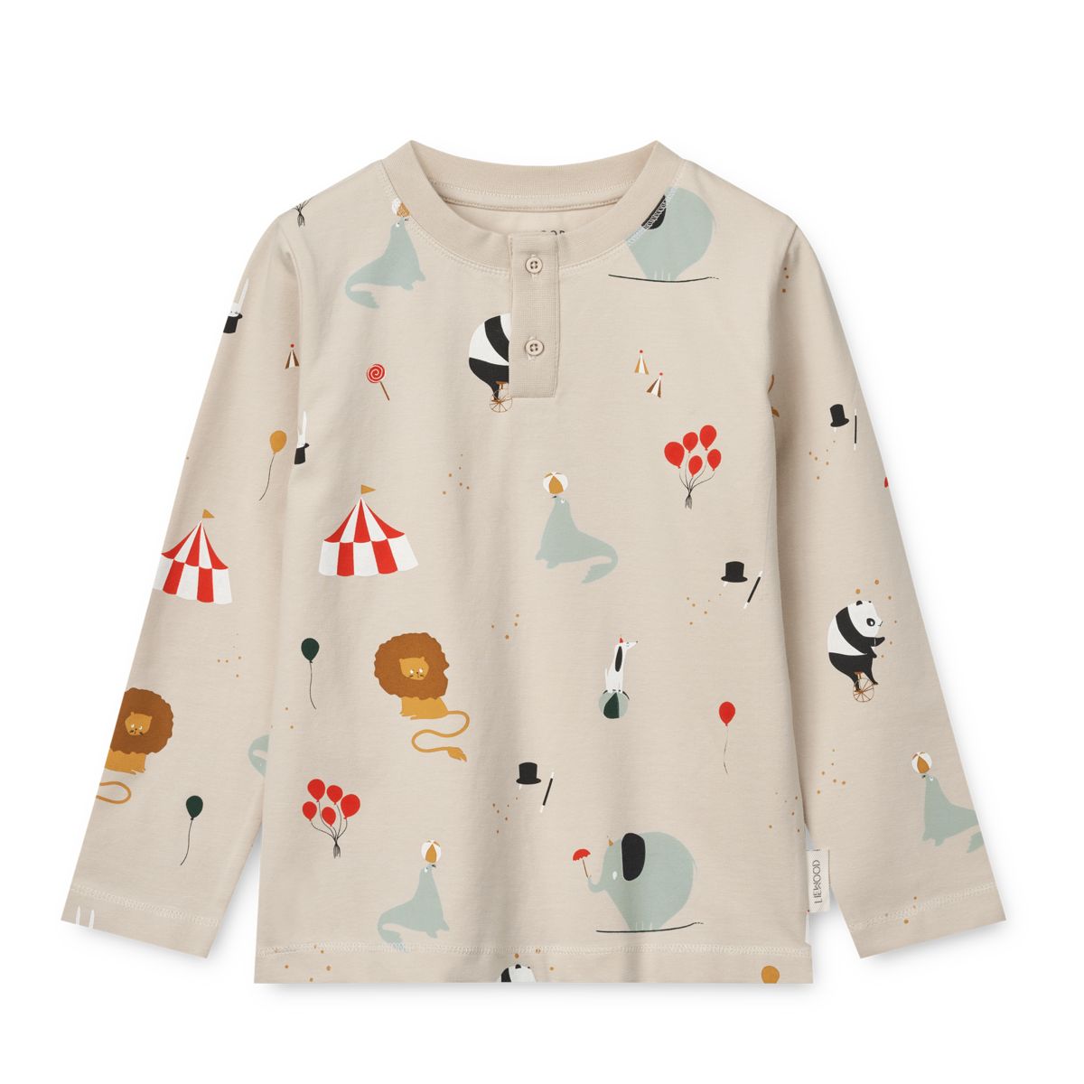 Liewood WILHELM Bedrucktes Pyjama-Set - Circus / Sandy - Pyjama-Set