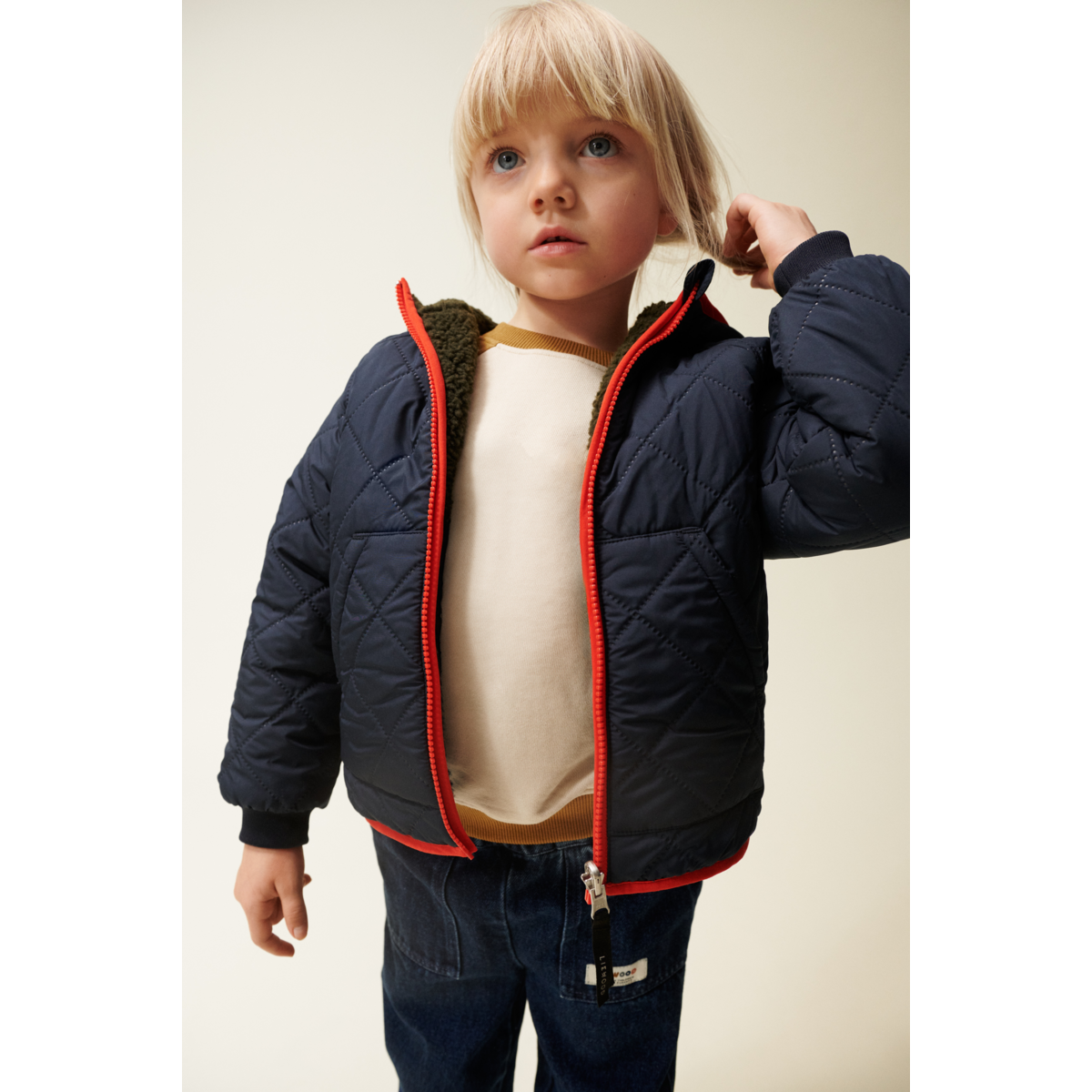 Liewood JACKSON Wendbare Jacke - Army brown multi mix - Jacke