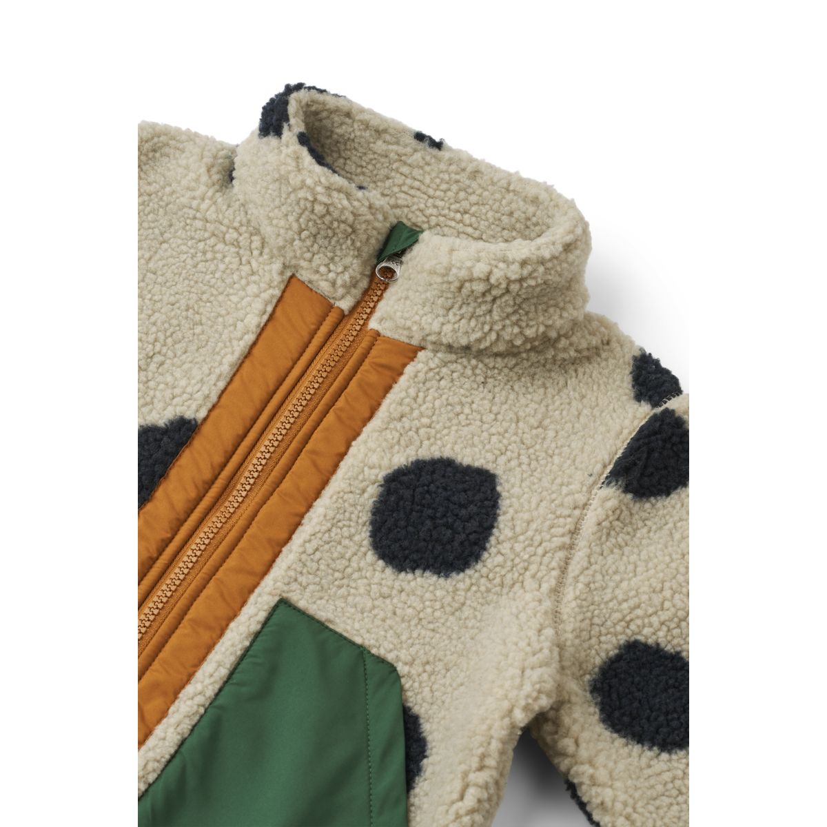 Liewood NOAM Fleecejacke - Spot dots / Mist - Jacke