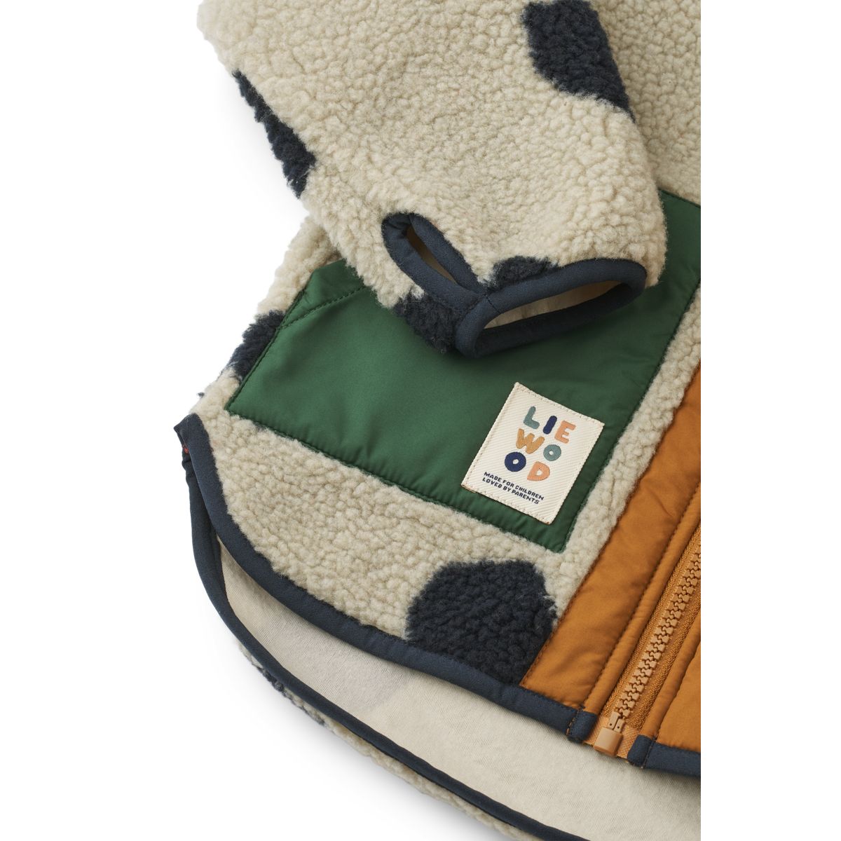 Liewood NOAM Fleecejacke - Spot dots / Mist - Jacke