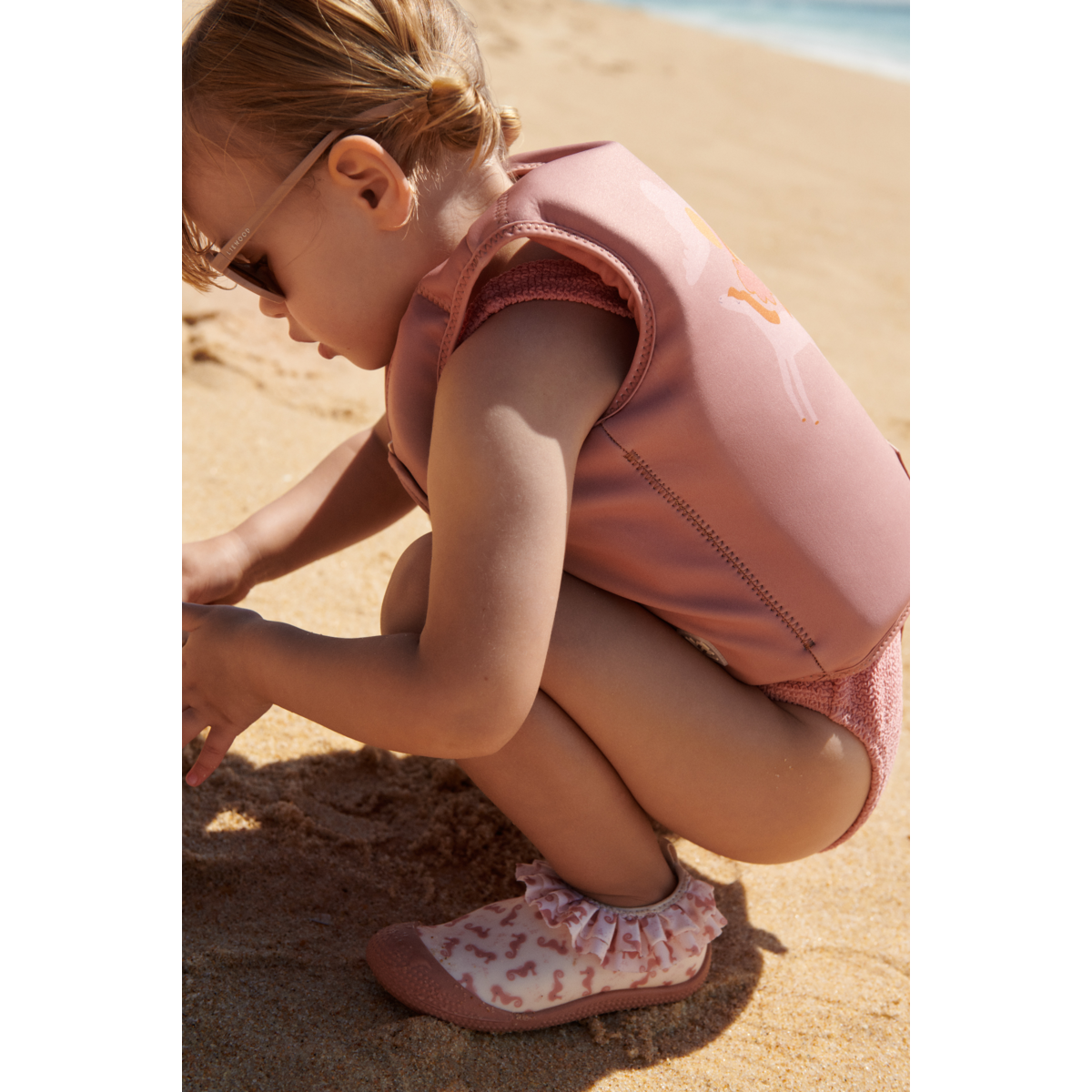 Liewood Sanjia Flounce Meer Schuhe - Seahorse / Apple blossom - SCHWIMMSCHUH