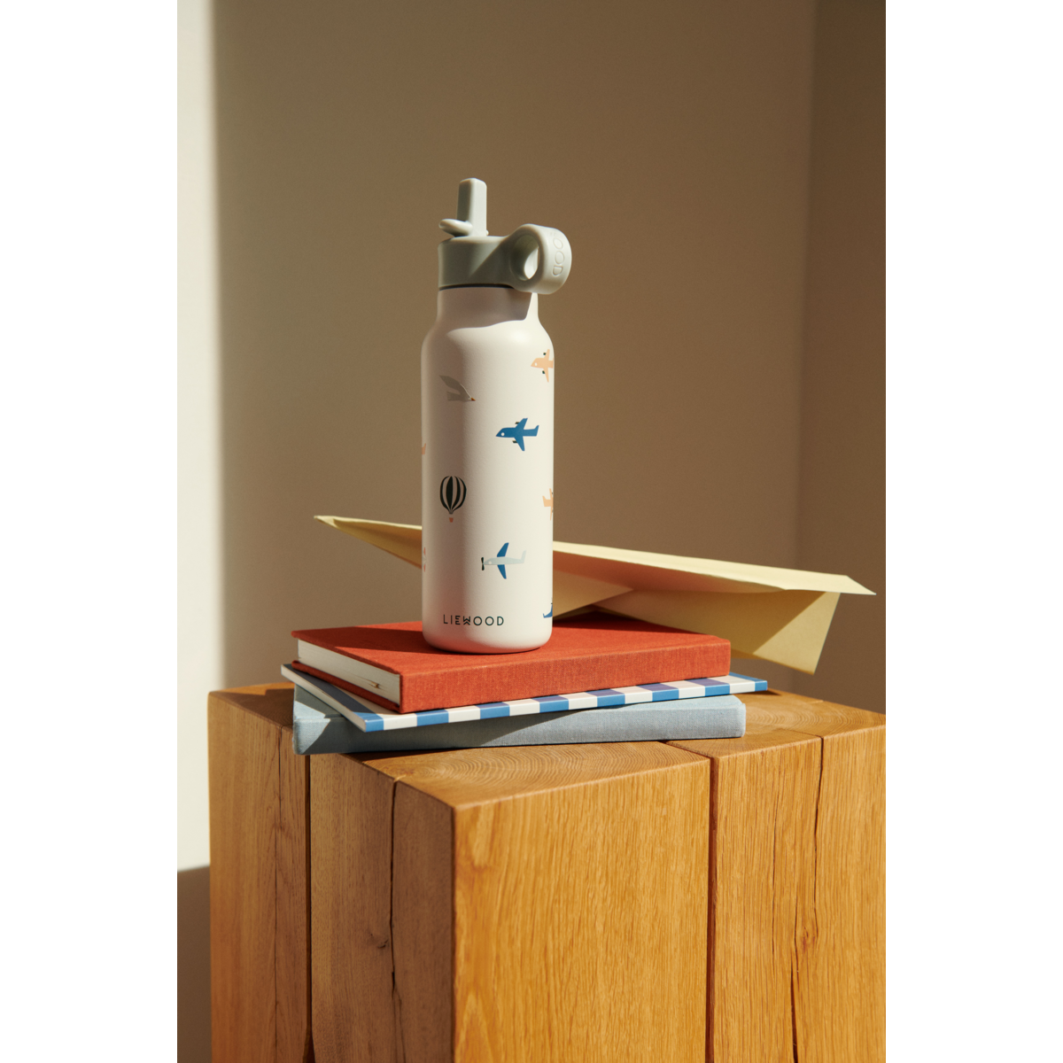 Liewood Falk Wasserflasche 350 ml - Aviator / Ecru - Wasserflasche