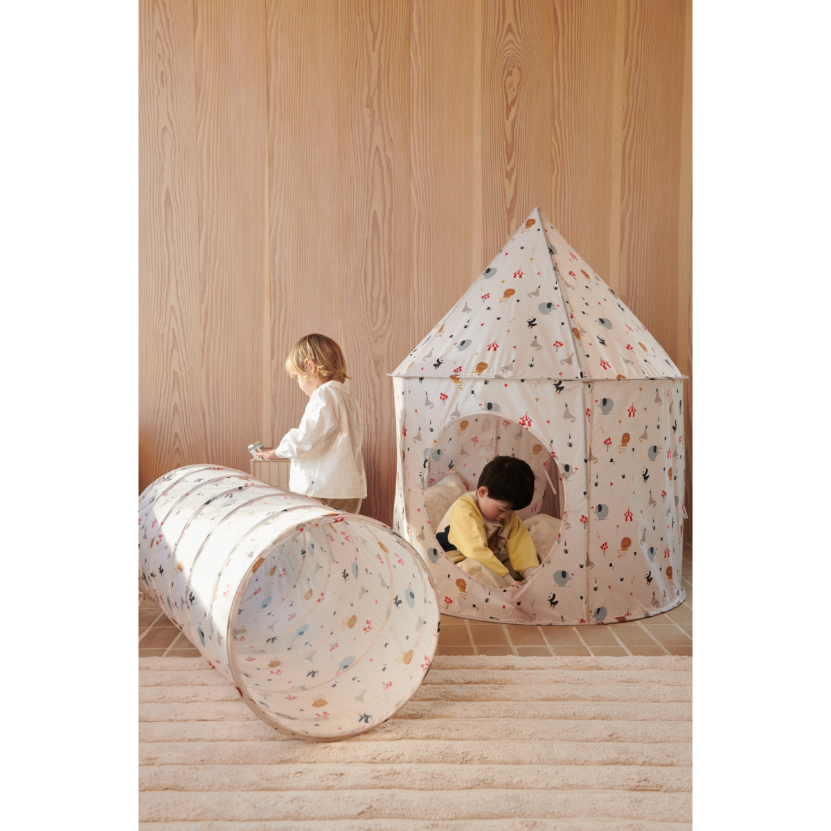 Liewood EMMANUEL Pop-Up-Tunnel - Peach / Sea shell - ZELT