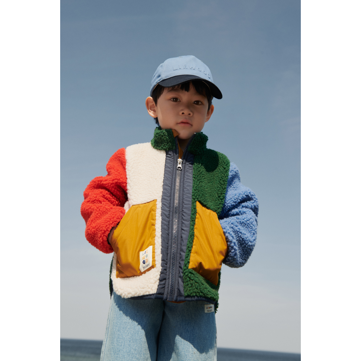 Liewood Danny Cap - Riverside / Classic navy - Hut & Kappe