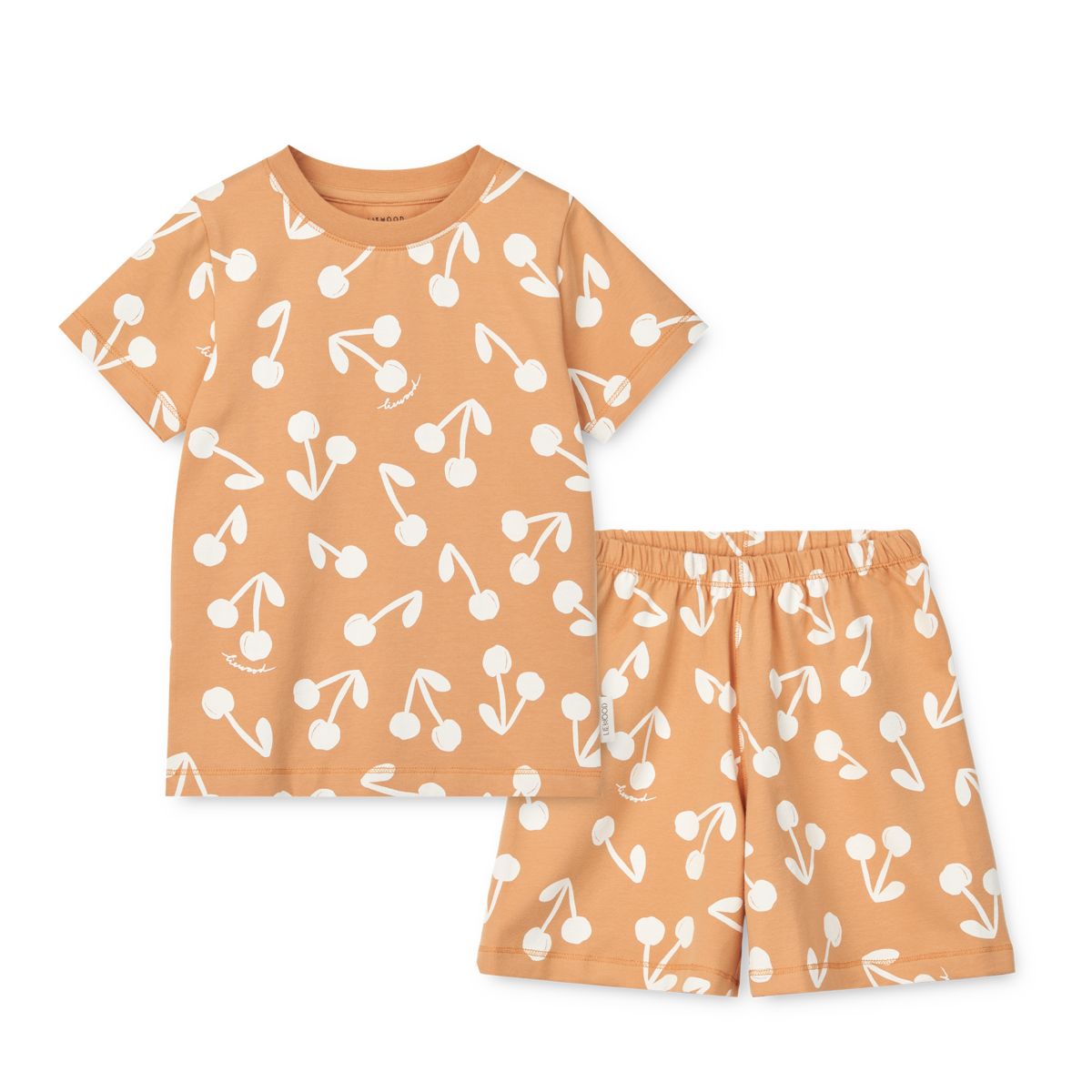 Liewood ILFORD Bedrucktes Pyjama-Set - Cherry blossom / Light apricot - T-shirt