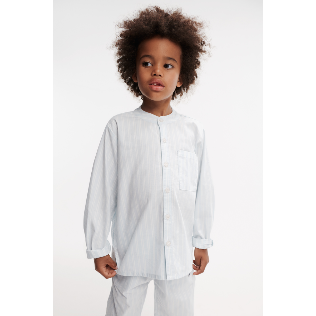 Liewood ASHTON Streifenshirt - Y/D stripe Pure sky / Creme de la creme - Shirt