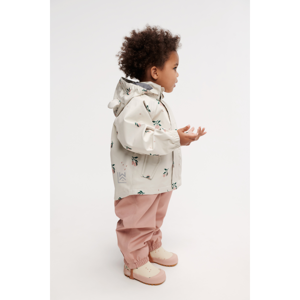 Liewood Tekla Kurzer Regenstiefel mit Print - Peach / Sea shell - Regenstiefel