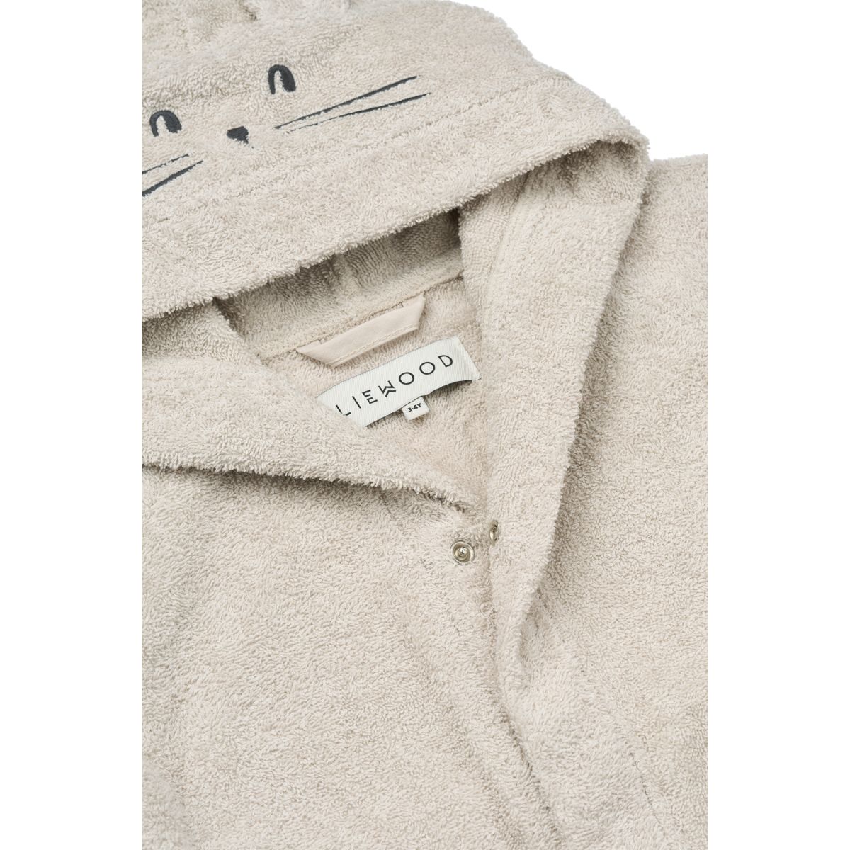 Liewood Lily Hase Bademantel - Sandy - Häntucher / Waschlasppen