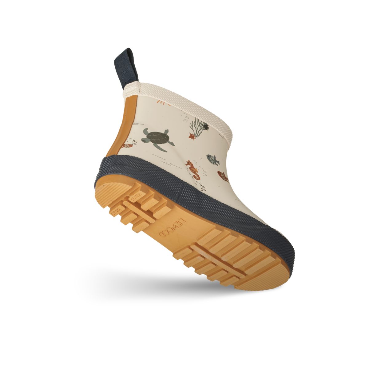 Liewood Tekla Kurzer Regenstiefel mit Print - Sea creature / Sandy - Regenstiefel