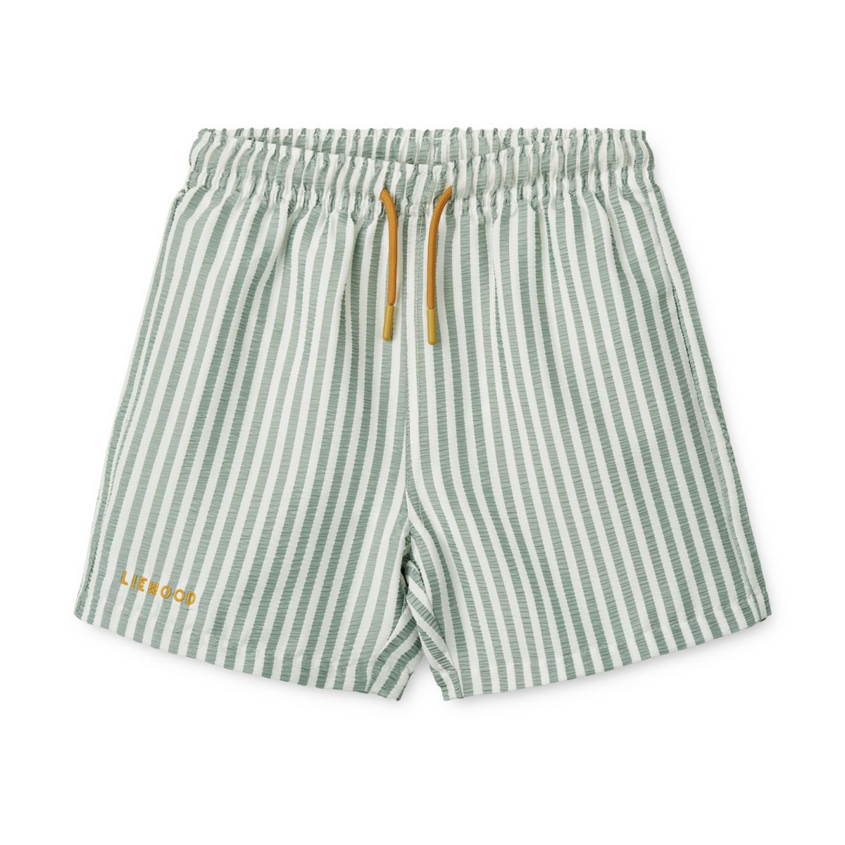 Liewood DUKE Streifen Boardshorts - Stripe Peppermint / Crisp white - Badeshorts