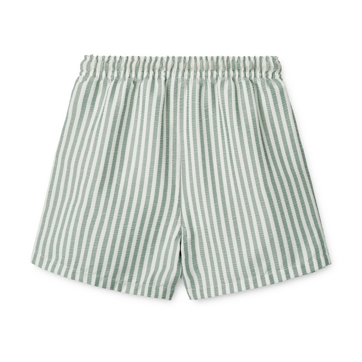 Liewood DUKE Streifen Boardshorts - Stripe Peppermint / Crisp white - Badeshorts