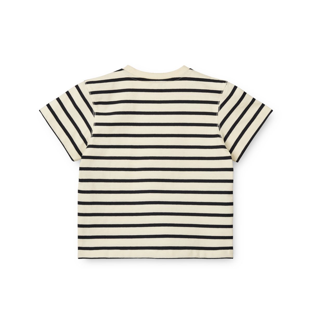 Liewood Sixten Gestreiftes T-Shirt aus Baumwolle - Y/D stipes Classic navy / Creme de la creme - T-shirt