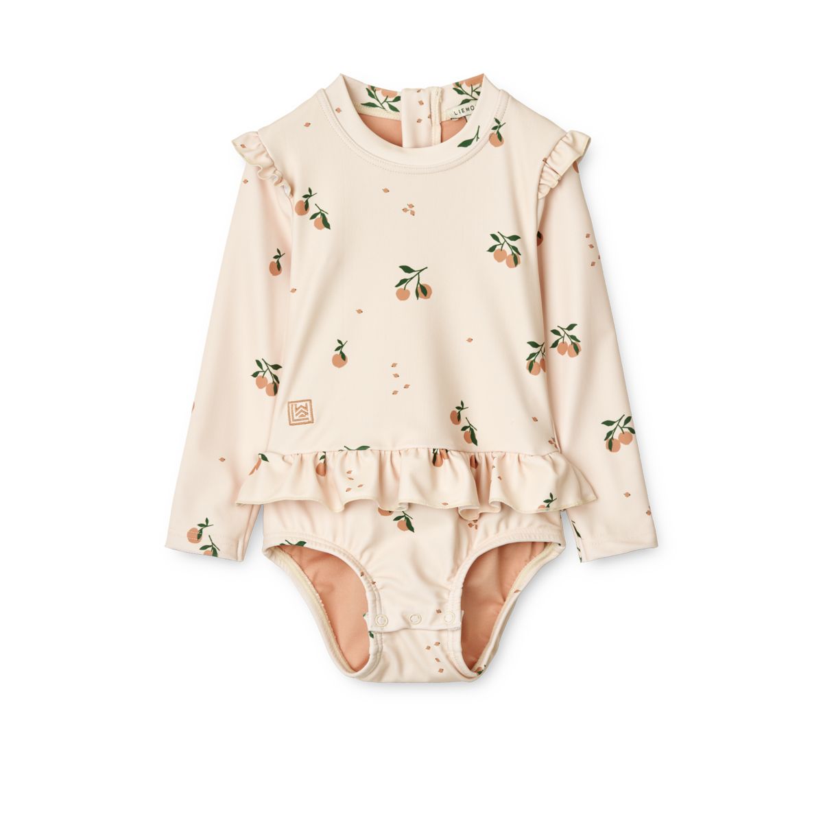 Liewood Sille Baby-Badeanzug mit Print - Peach / Sea shell - Badeanzug