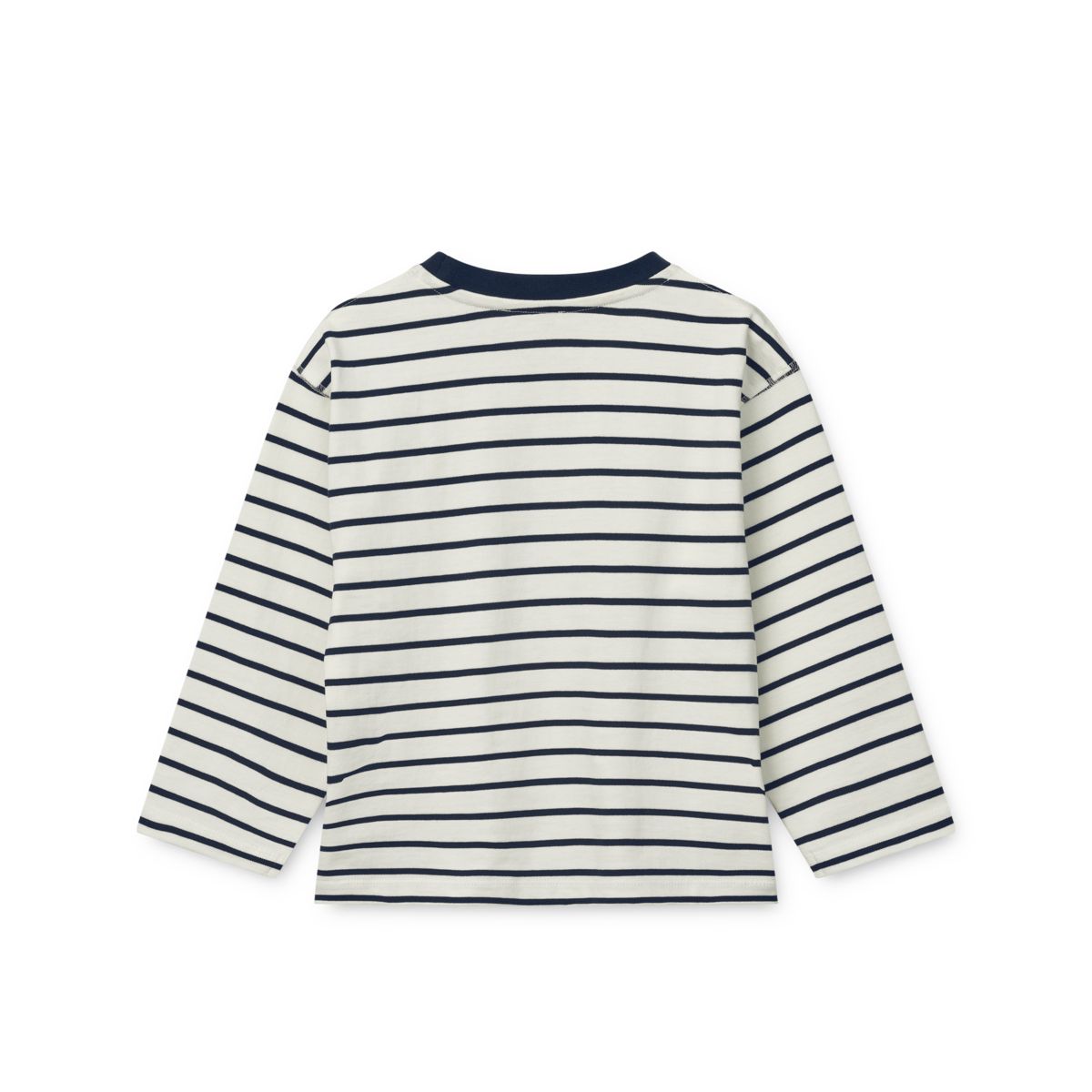 Liewood TYLER gestreiftes Langarm-T-shirt - Stripe Classic navy / Creme de la creme - T-shirt