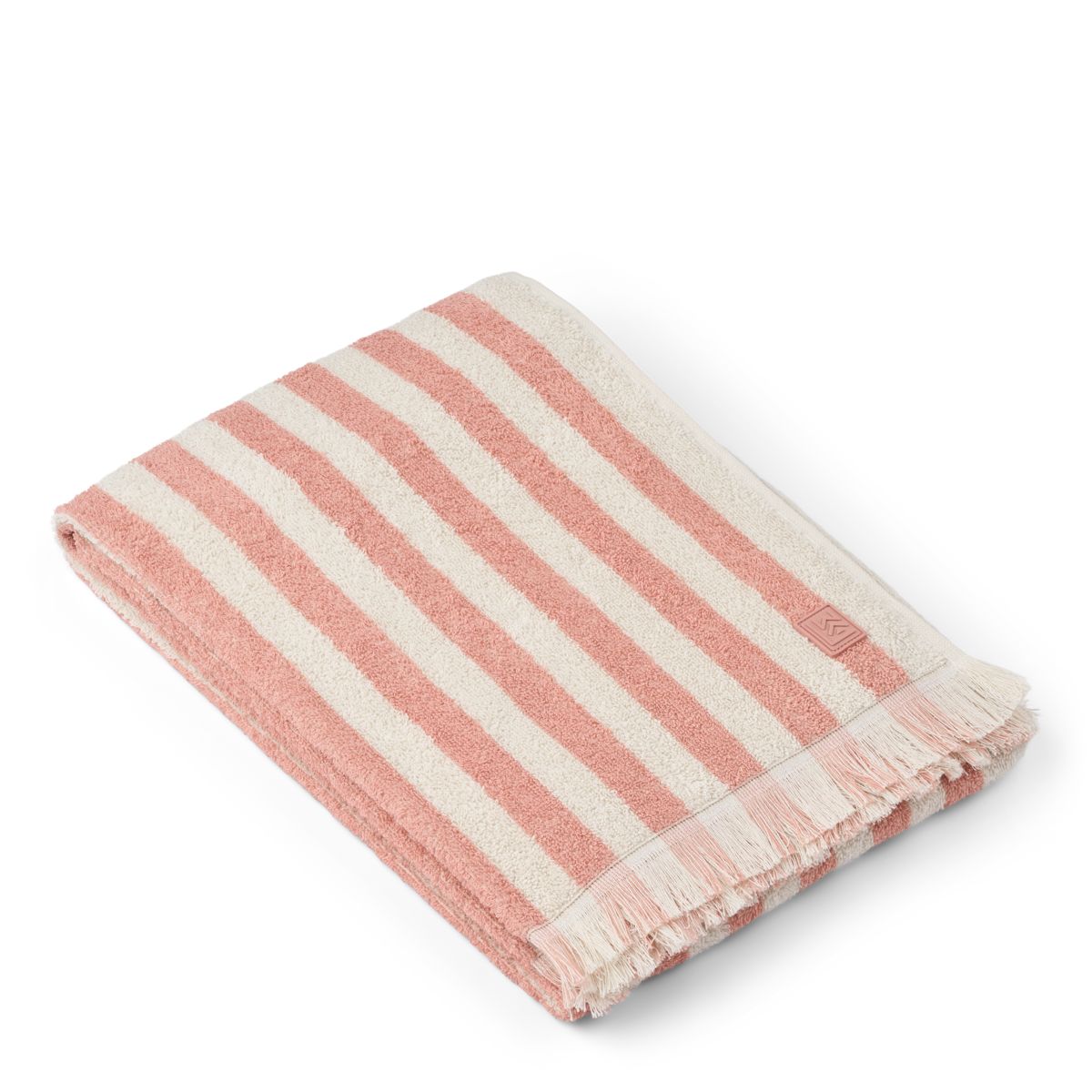 Liewood Sommer-Handtuch - Coral blush / creme de la creme stripe - Häntucher / Waschlasppen