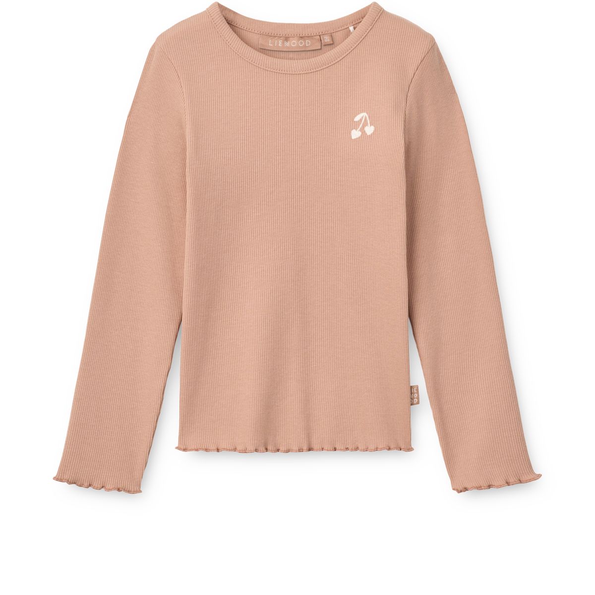 Liewood NIEVE Langarm-Ripp-T-Shirt - Pale tuscany - T-shirt