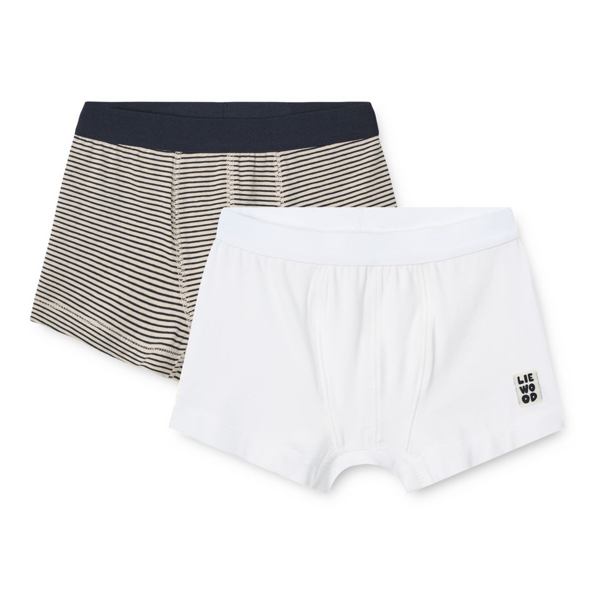 MARVIN Boxershorts 2er-Pack - Stripe /Crisp white mix