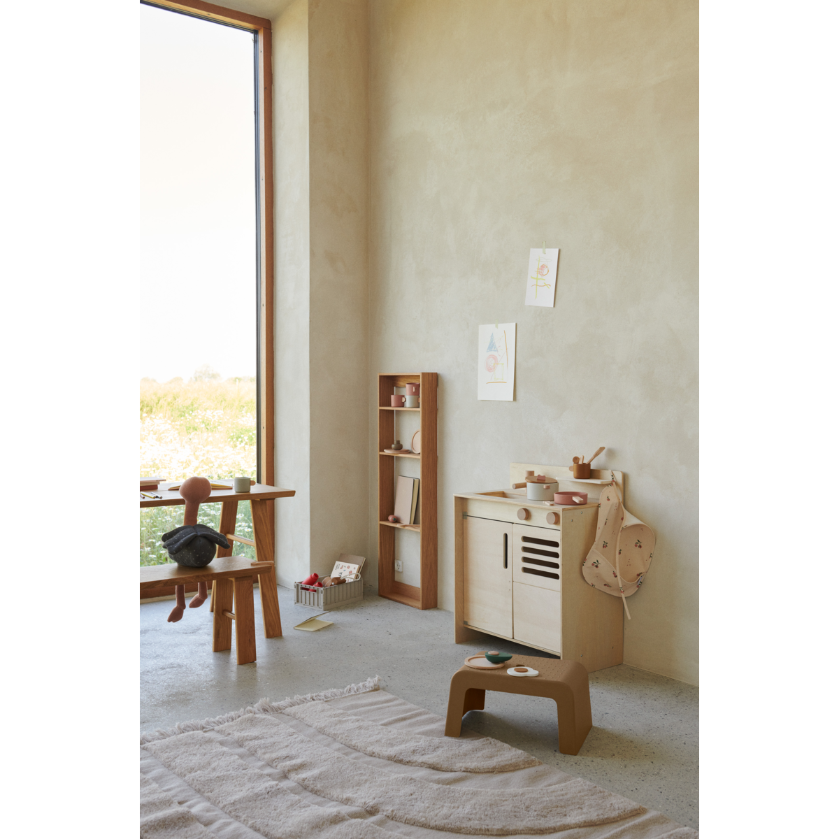 Liewood Lai Lätzchen - Peach / Sea shell mix - Lätzchen