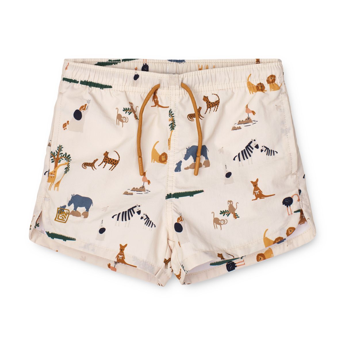 Liewood Aiden Boardshorts mit Print - All together / Sandy - Badeshorts