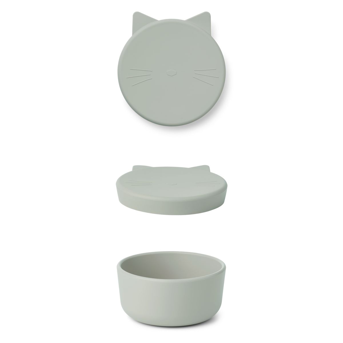 Liewood Cornelius Snackbox Medium - cat dove blue - Snackbox