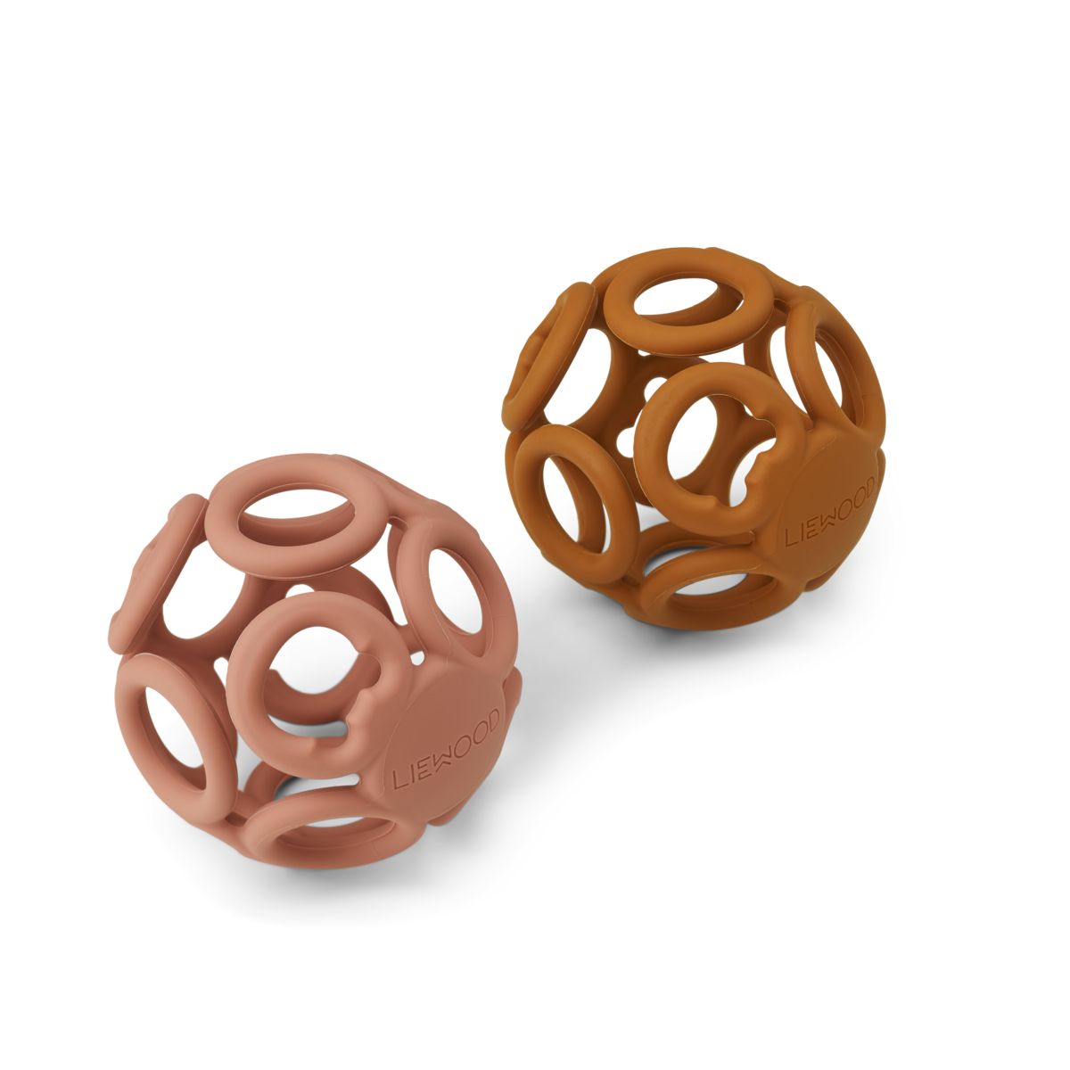 Liewood Jasmin Beißring Ball - Dark rose/mustard mix - Beißring