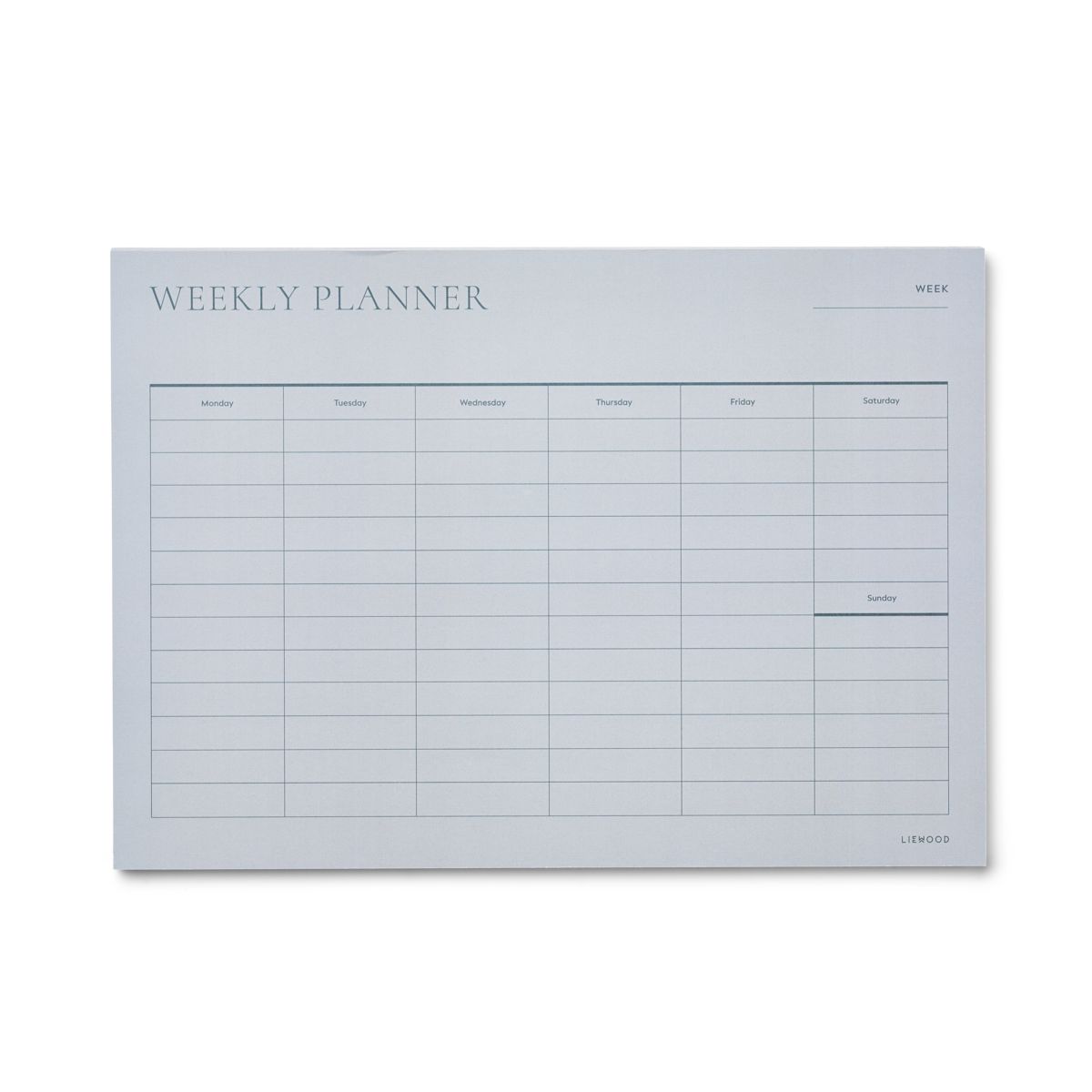 Liewood Wochenplaner Kirby - Whale blue / Dove blue - Kalender