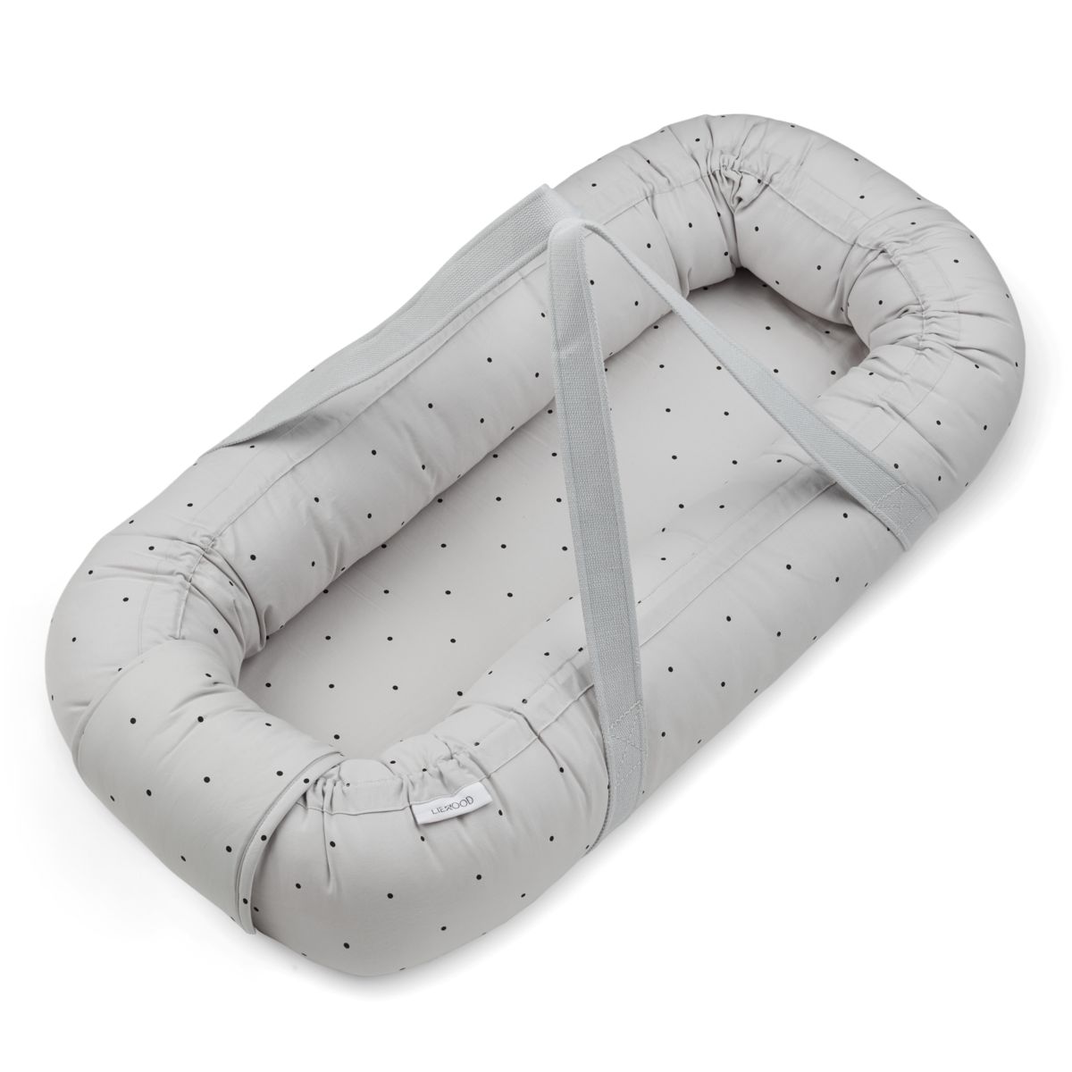 Liewood Gro Babylift / Baby Nest - Classic dot dumbo grey - Babylift
